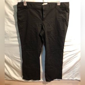 Old Navy Stretch Black Cotton Pants
